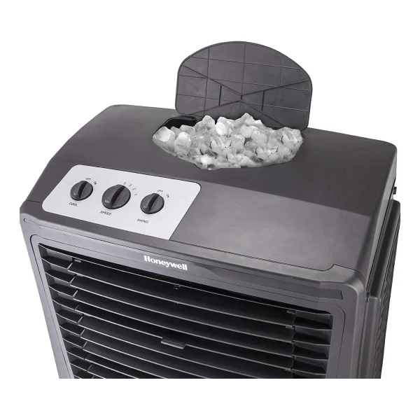 Honeywell CO610PM 2669CFM 1626 sq. ft. Outdoor Weatherproof Evaporative Air Cooler, Black - Image 6