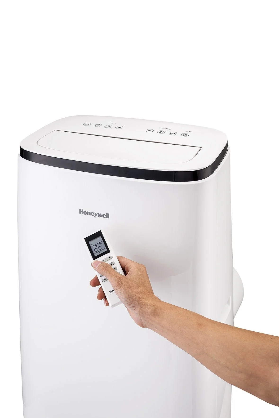 Honeywell HJ0CESWK7 10,000 BTU 450 Sq. Ft. Portable Air Conditioner with Dehumidifier & Fan, with Remote Control (Black/White) - Image 12