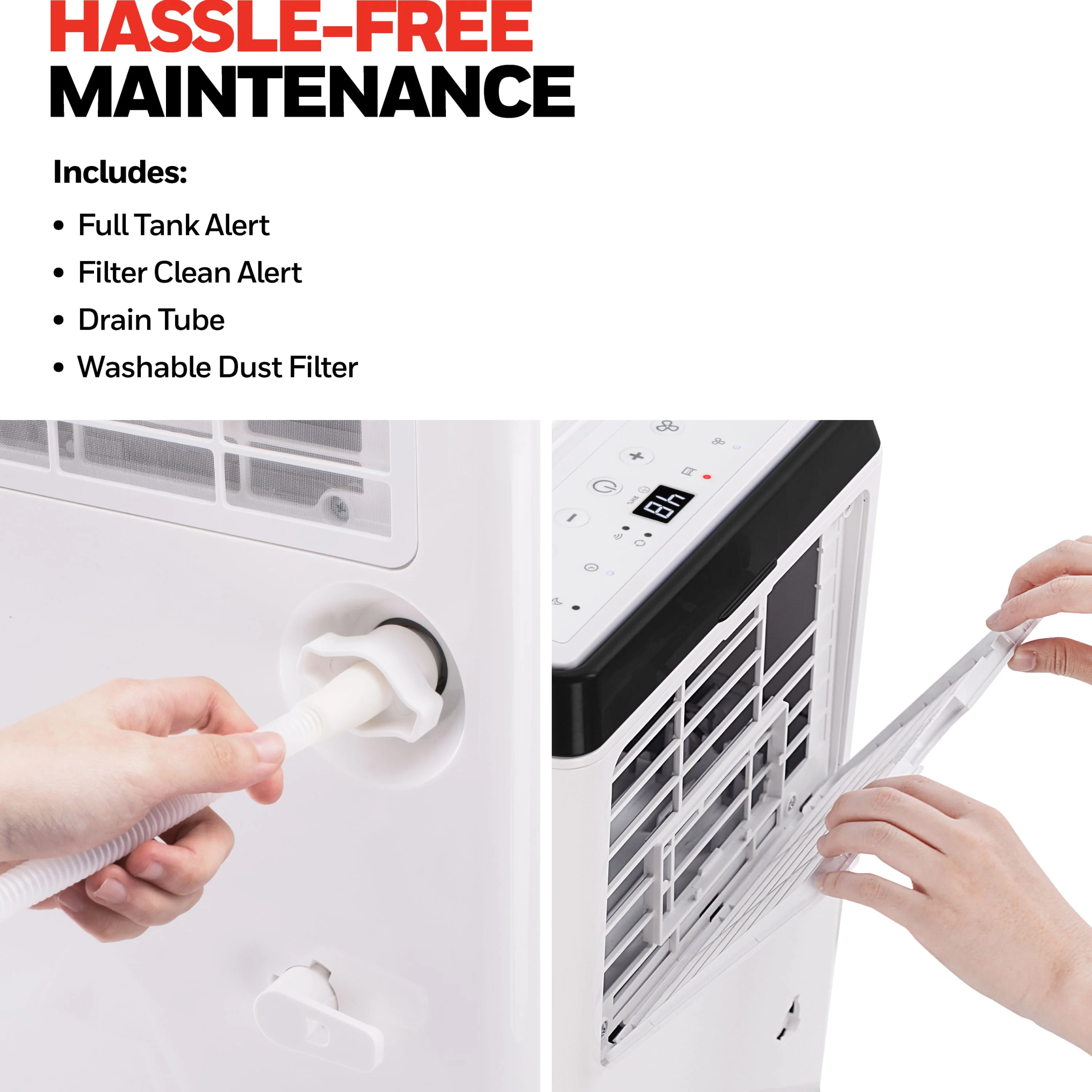 Honeywell TP50AWKNR 32 Pint (50 Pint DOE 2019 Standard) Smart Dehumidifier with Alexa Voice Control, White - Image 5