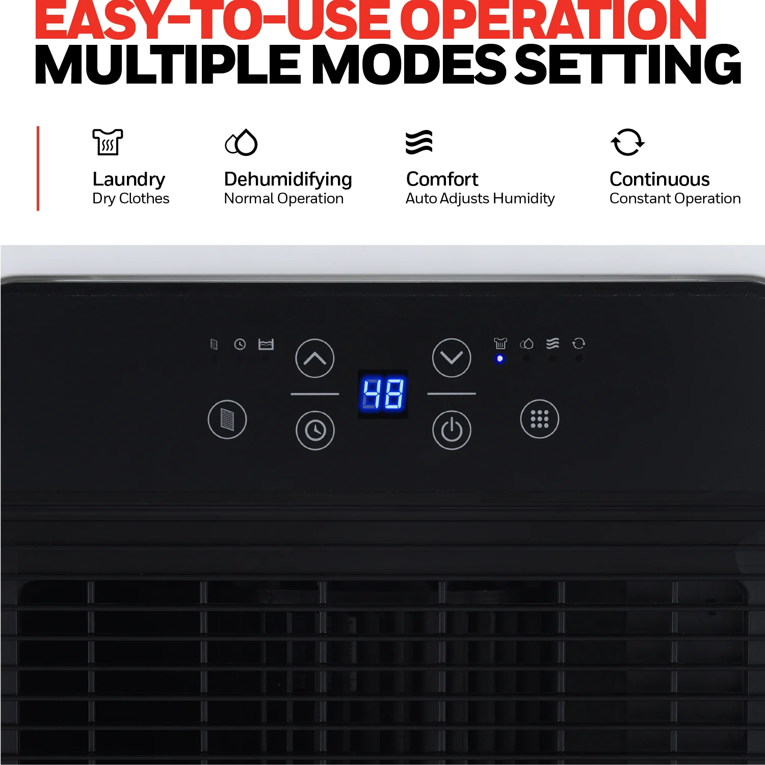 Honeywell TPFIT32AWK 32 Pint Smart Portable Dehumidifier with Alexa Voice Control, White - Image 10
