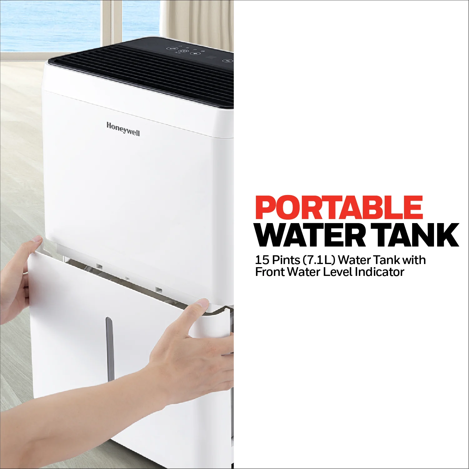 Honeywell TPFIT50PWK 50 Pint Energy Star Portable Dehumidifier with Pump, White - Image 11