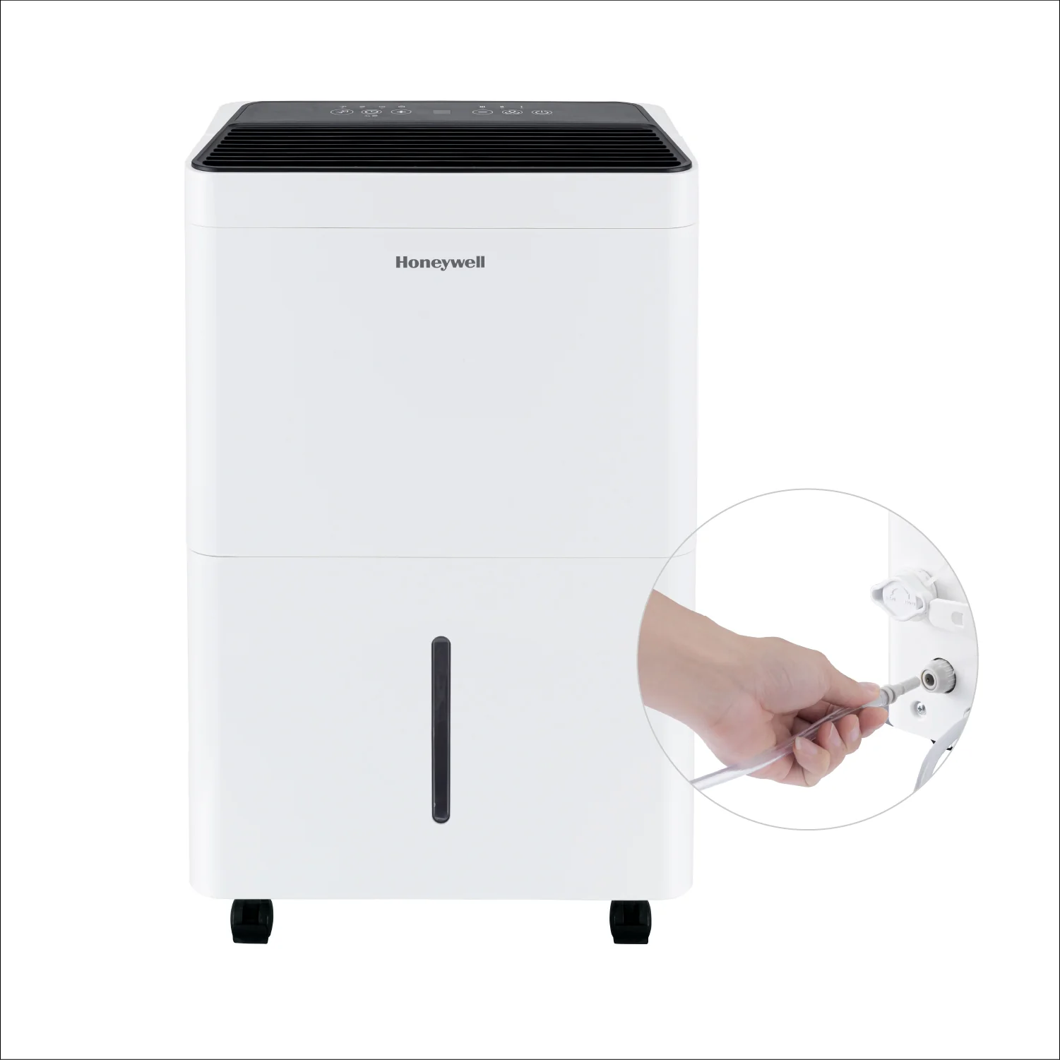 Honeywell TPFIT50PWK 50 Pint Energy Star Portable Dehumidifier with Pump, White - Image 18