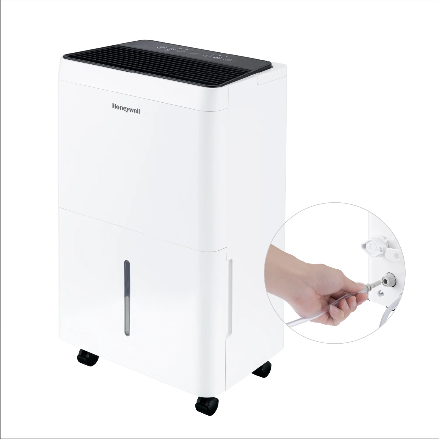 Honeywell TPFIT50PWK 50 Pint Energy Star Portable Dehumidifier with Pump, White - Image 19