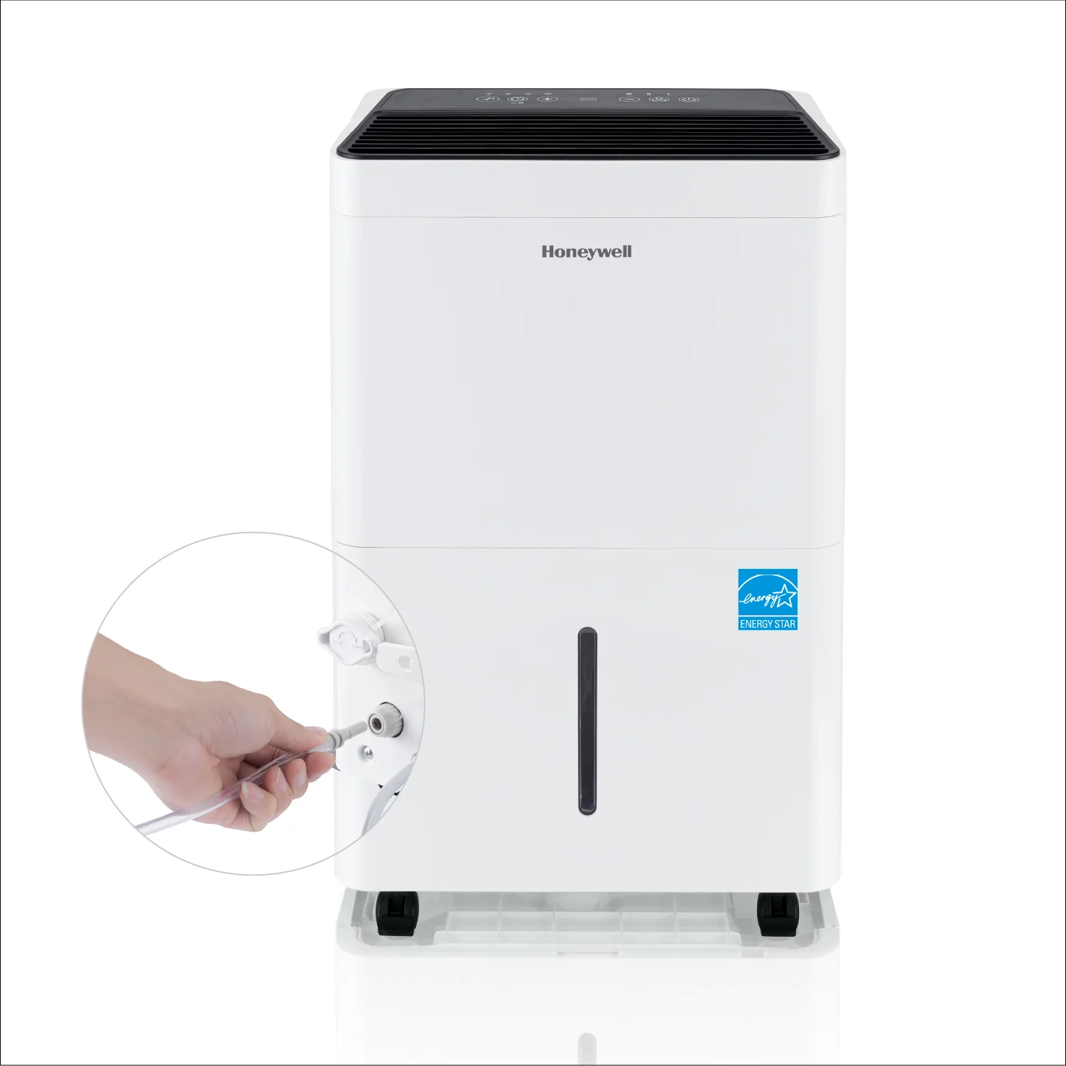 Honeywell TPFIT50PWK 50 Pint Energy Star Portable Dehumidifier with Pump, White - Image 20